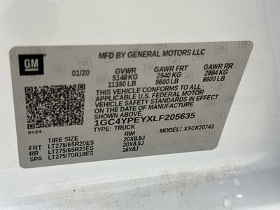 2020 Chevrolet Silverado 2500 HD Base