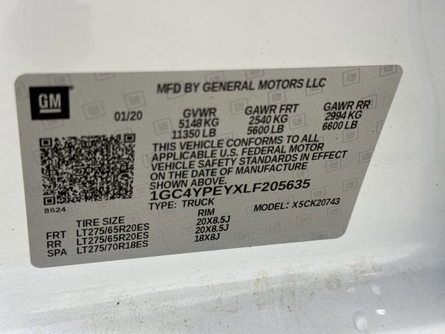 2020 Chevrolet Silverado 2500 HD Base