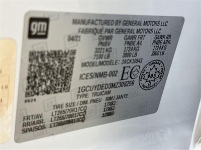 2021 Chevrolet Silverado 1500 LT