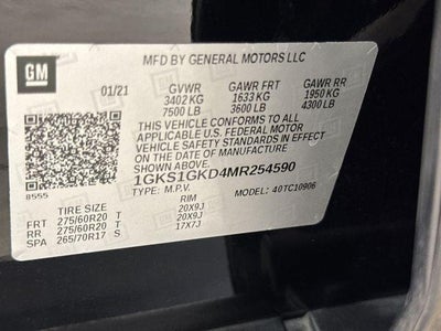 2021 GMC Yukon XL SLT