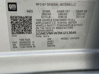 2021 Chevrolet Traverse High Country