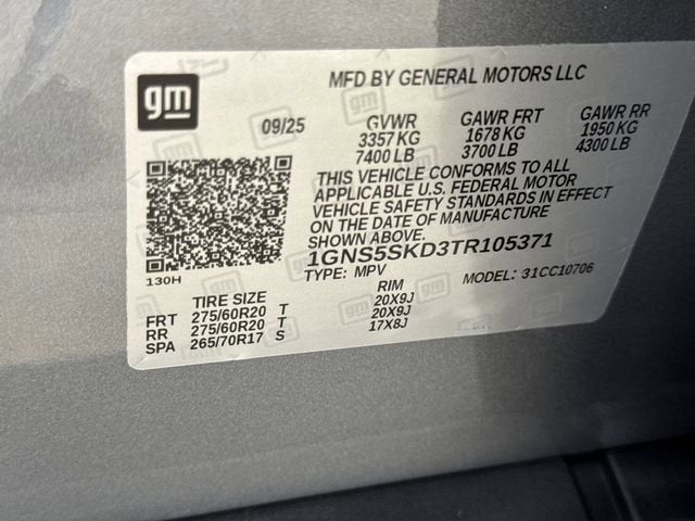 2026 Chevrolet Tahoe Premier