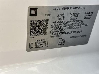 2018 Chevrolet Tahoe LT