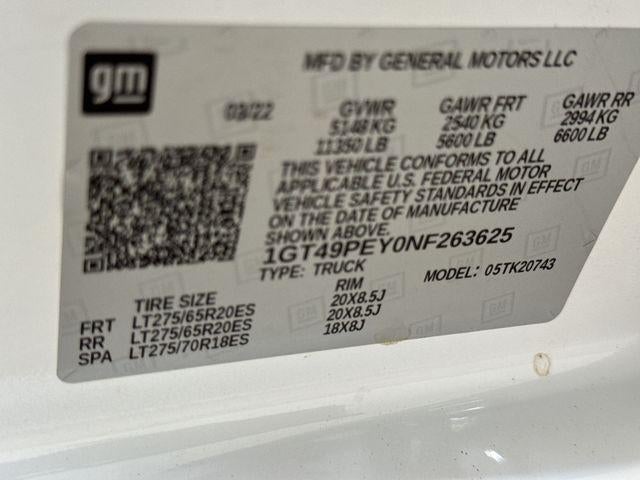 2022 GMC Sierra 2500 HD AT4