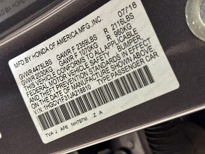 2018 Honda Accord Sport