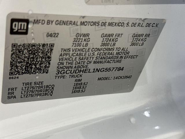 2022 Chevrolet Silverado 1500 ZR2