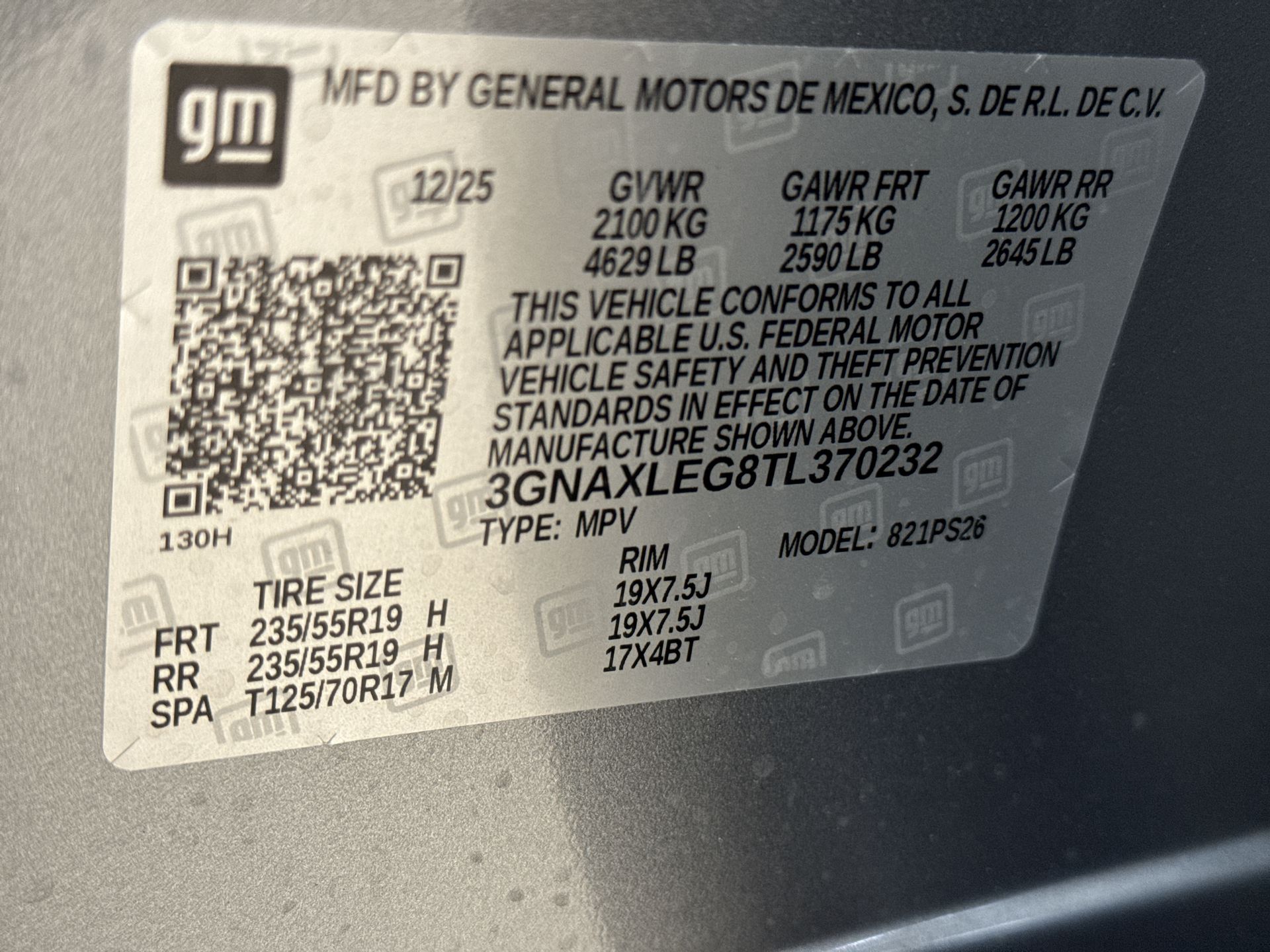 2026 Chevrolet Equinox RS