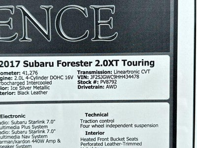 2017 Subaru Forester 2.0XT Touring